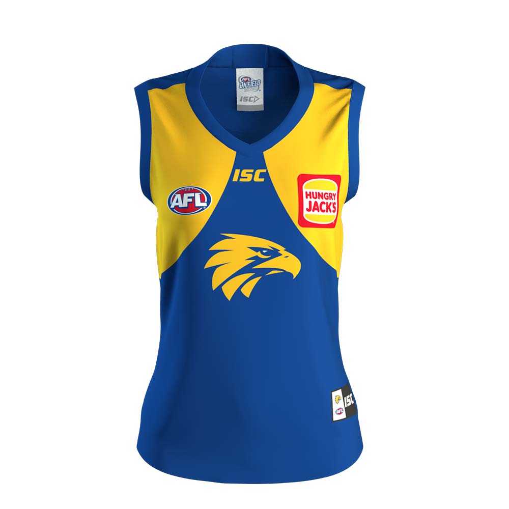 Buy 2020 West Coast Eagles AFL Home Guernsey - Womens ...
