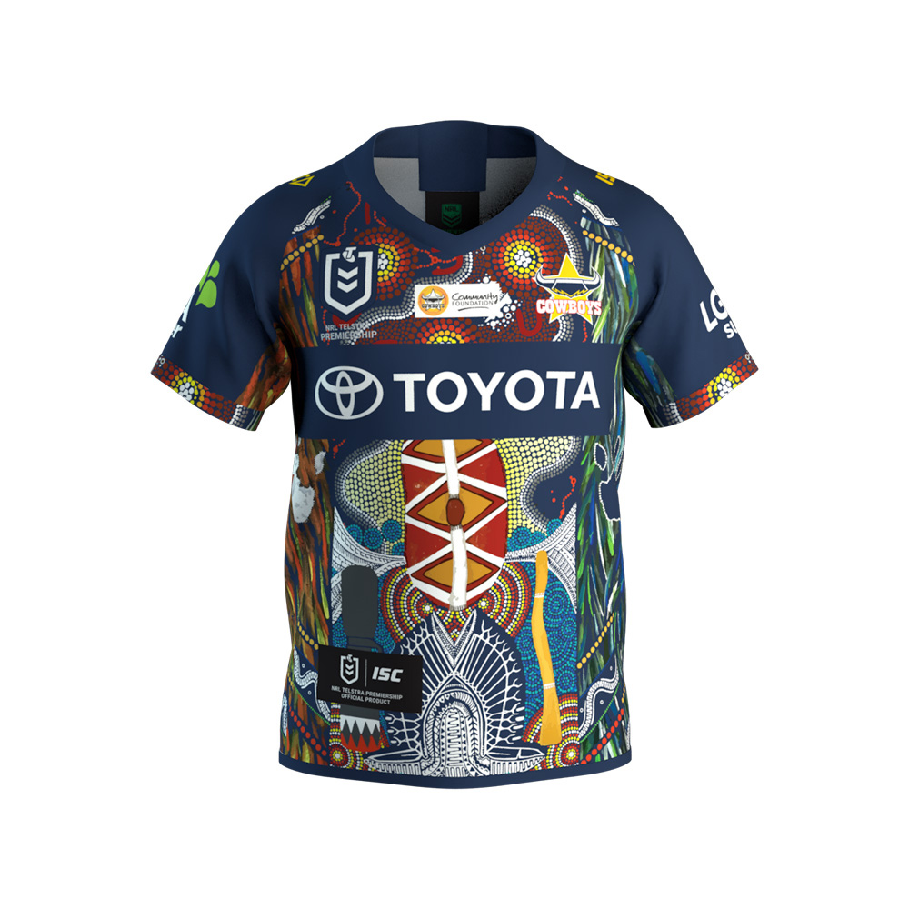 Buy 2019 North Queensland Cowboys Indigenous Jersey - Youth - Aussie Kit