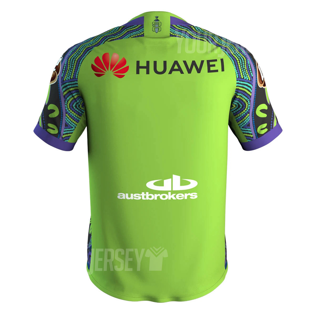 Canberra Raiders Indigenous 2023 Men's Jersey NRL Rugby League By ISC