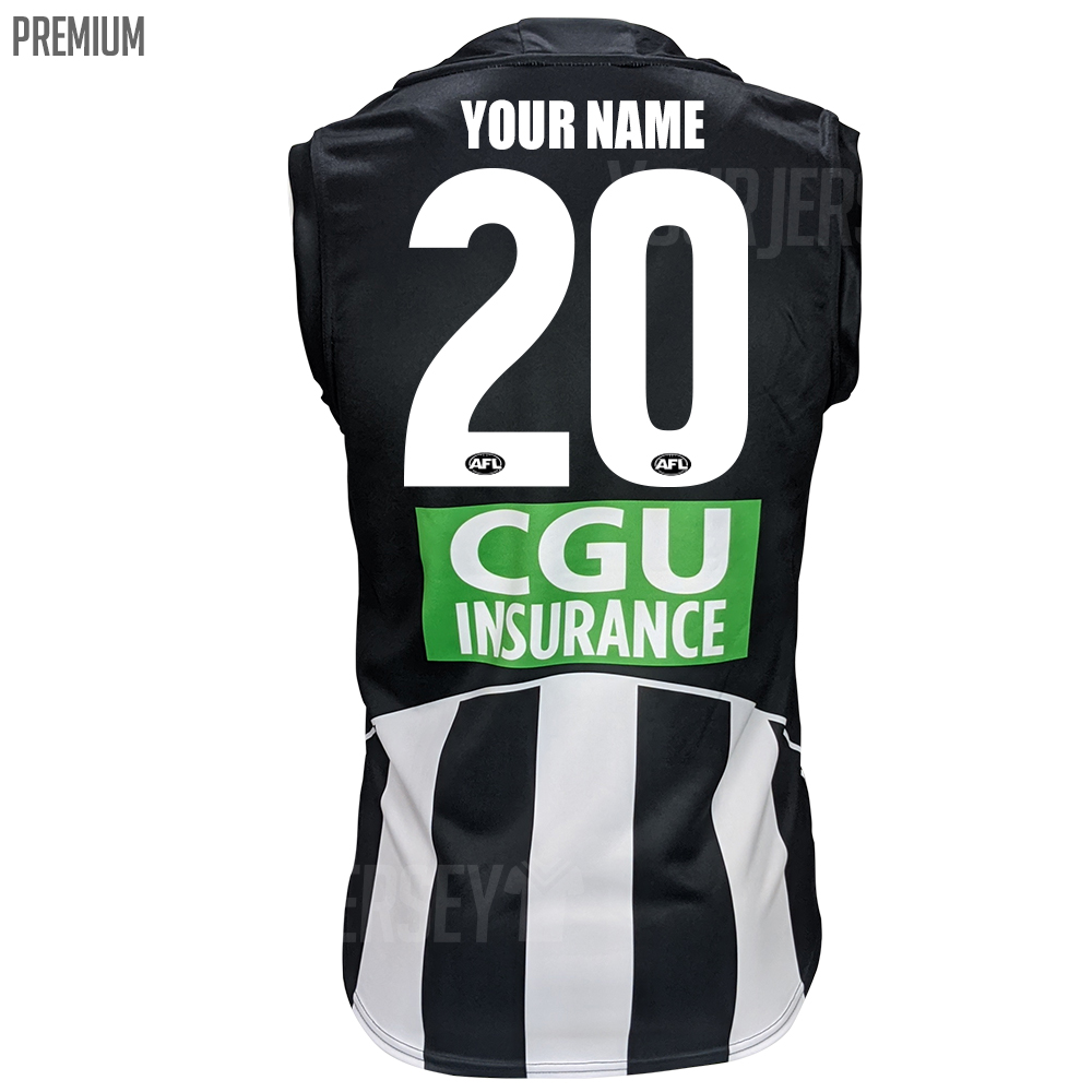 collingwood afl jersey