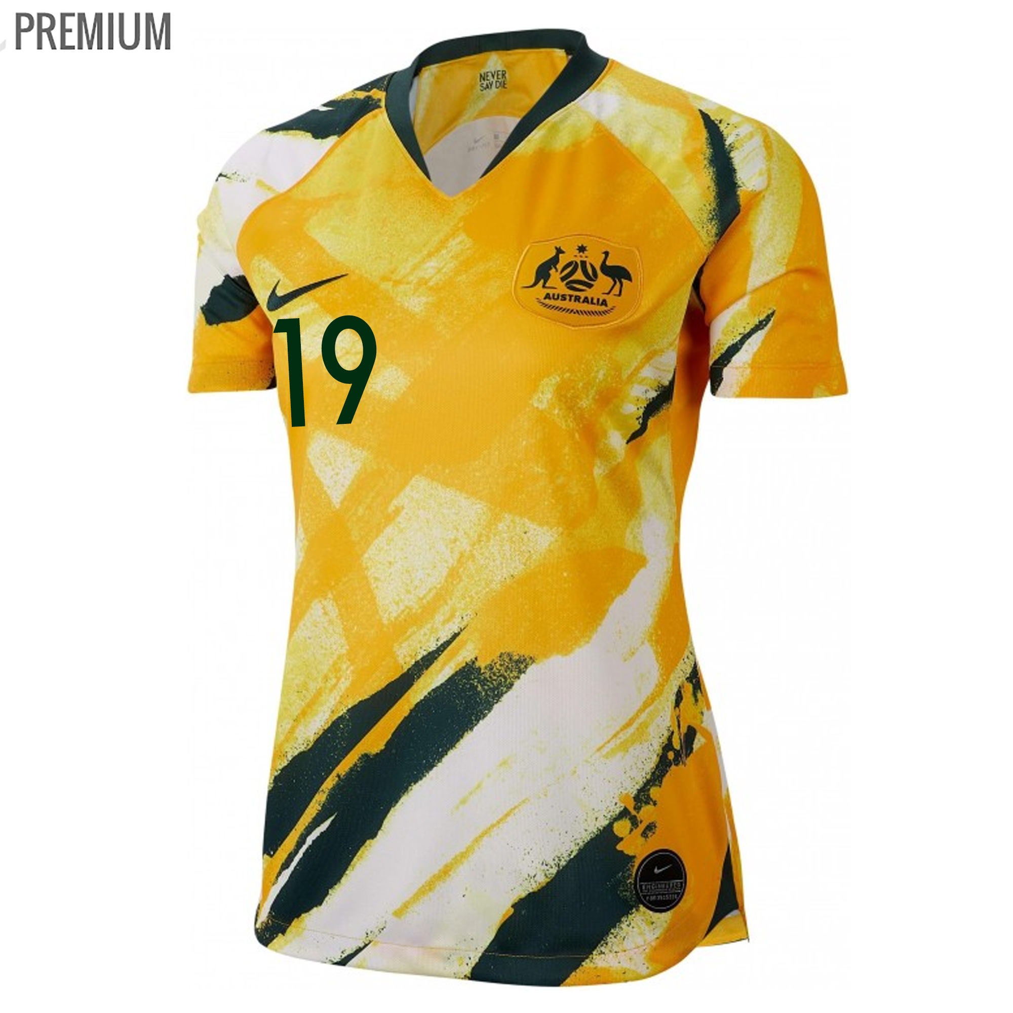 Buy 2019 Australia Matildas Home Jersey - Womens - Aussie Kit