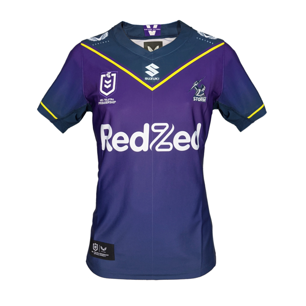 Buy 2023 Melbourne Storm NRL Home Jersey - Womens - Aussie Kit