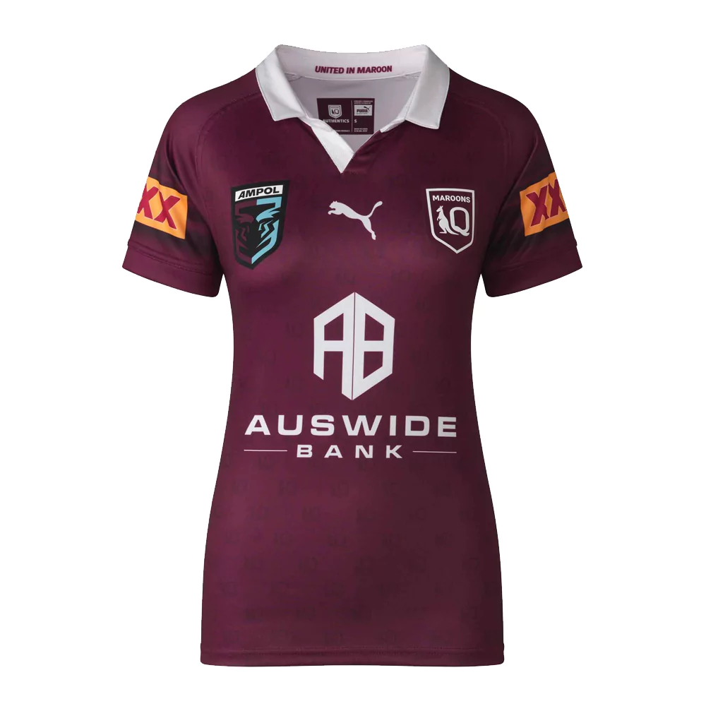 Men's BRONCOS INDIGENOUS REPLICA JERSEY, Maroon, Mens NRL Clothing