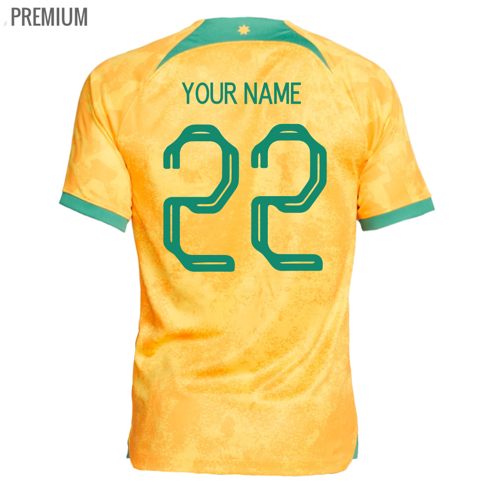 Australia Soccer Jersey - Personalise Your Soccer Jersey