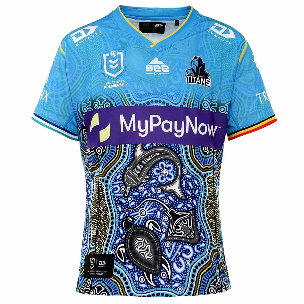Buy 2023 North Queensland Cowboys NRL Indigenous Jersey - Mens - Aussie Kit