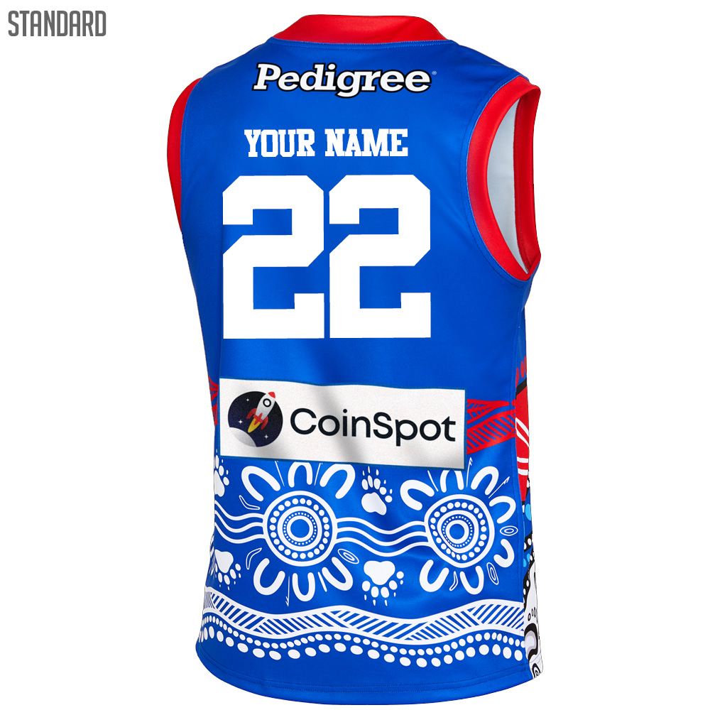 Western Bulldogs 2023 Indigenous Guernsey - Youth - Western Bulldogs Shop