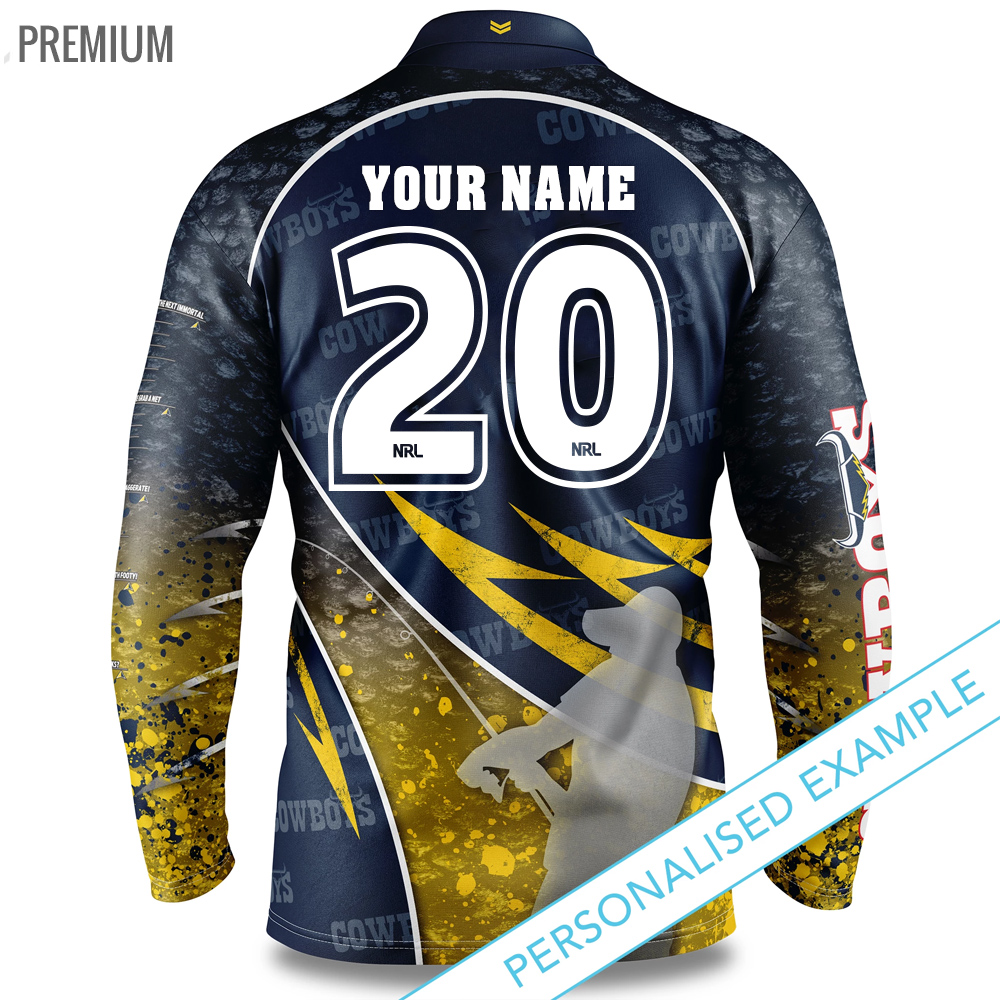 Buy 2020 North Queensland Cowboys NRL Fishing Shirt - Adult - NRL