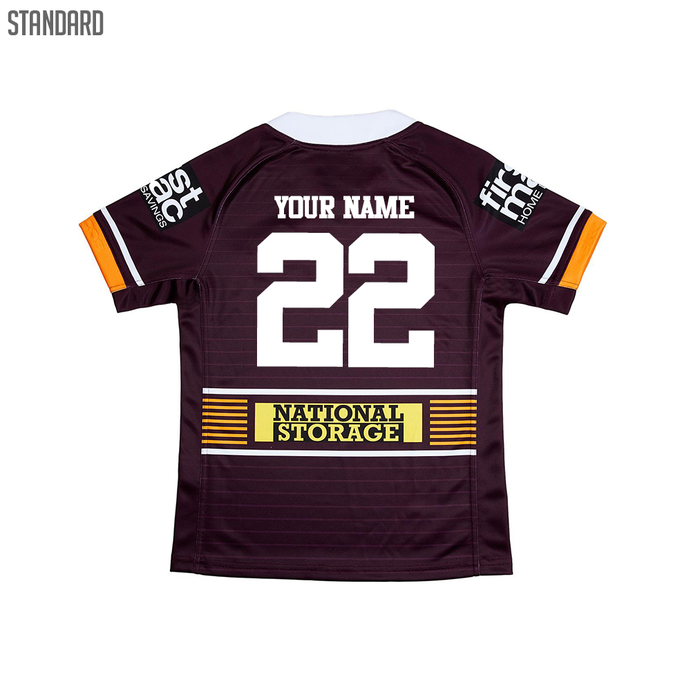 Buy 2023 Brisbane Broncos NRL Home Jersey - Youth - Your Jersey