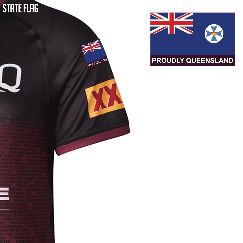 Maroons captain's run jersey is made for Queenslanders