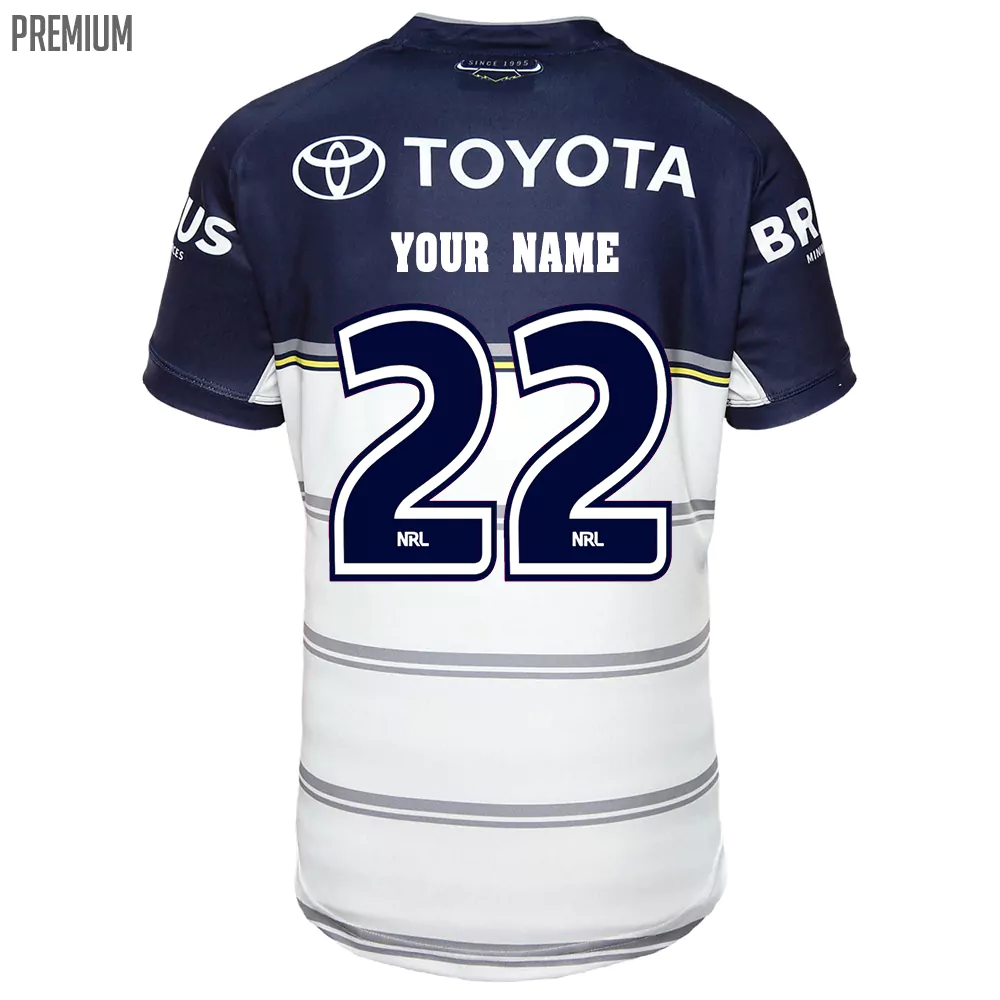 North Queensland Cowboys Custom Name & Number NRL Baseball Jersey Best Gift  For Men And Women Fans